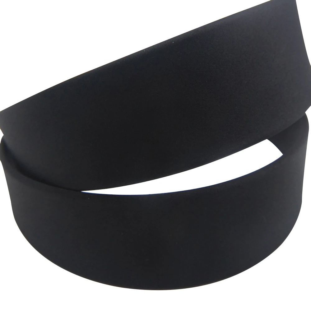 Prosta czarna szeroka opaska na głowę Diy biżuteria materiał tkaniny dziewczyna kobiety Hairband półprodukty stałe akcesoria do włosów obręcz nakrycia głowy
