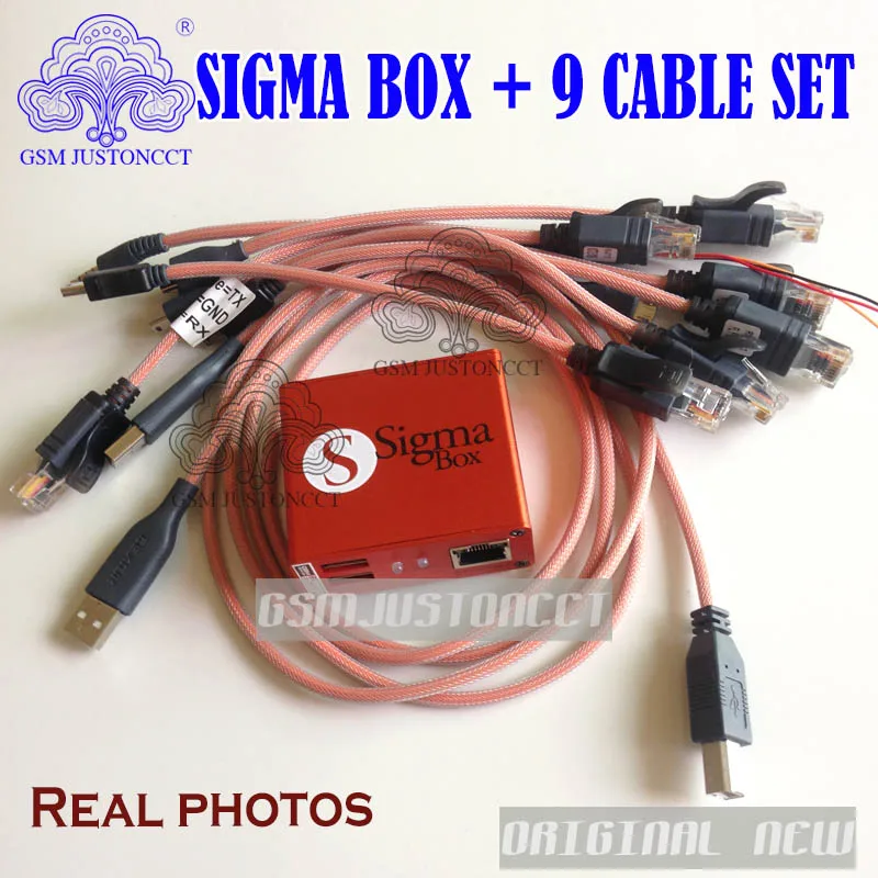 Newest Sigma Box Original Sigma Box with 9 Cable with Activation Pack1+Pack2+Pack3 + Pack4 +Pack5 New Update for Huawei.