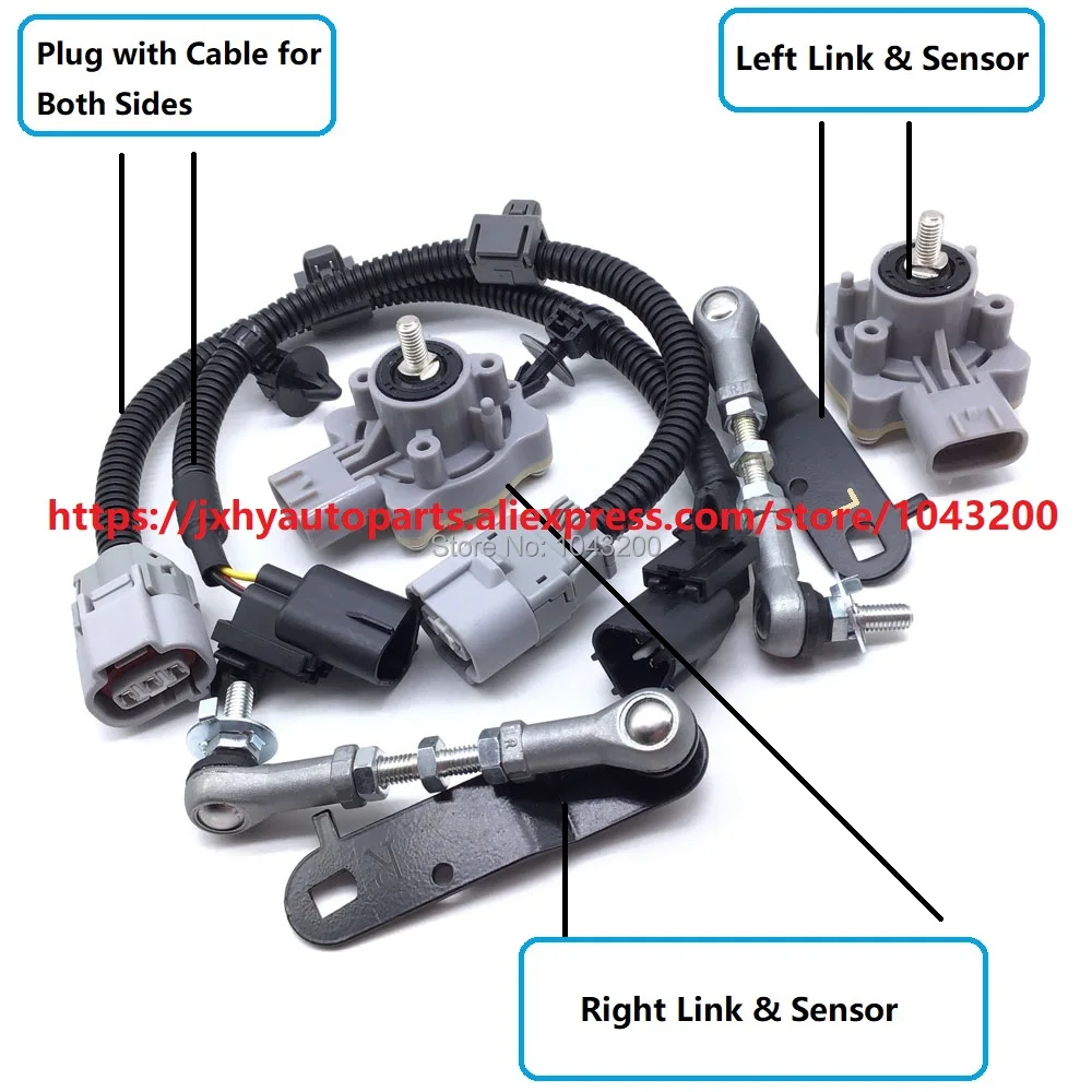 

Surspension Height Control Sensor Link Plug Cable Rear Left & Right For Toyota Land Cruiser Lexus GX470 89408-60011 89407-60022