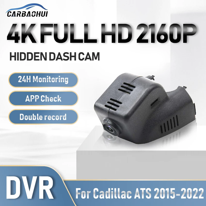 

Car DVR Hidden Driving Video Recorder Car Front Dash Cam Camera 24 hour parking monitoring For Cadillac ATS 2015-2022