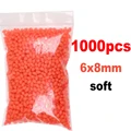 1000 piezas de 6x8 mm, color rojo