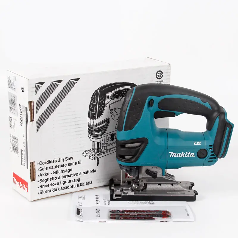 Makita-djv180 18v lxt corpo sem fio com lâminas, novo, djv180z