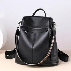 Backpack Women 2024 New Fashion leather ins Wind Backpack Women large Capacity Handbag Fashion all-match bag tide leather backpa