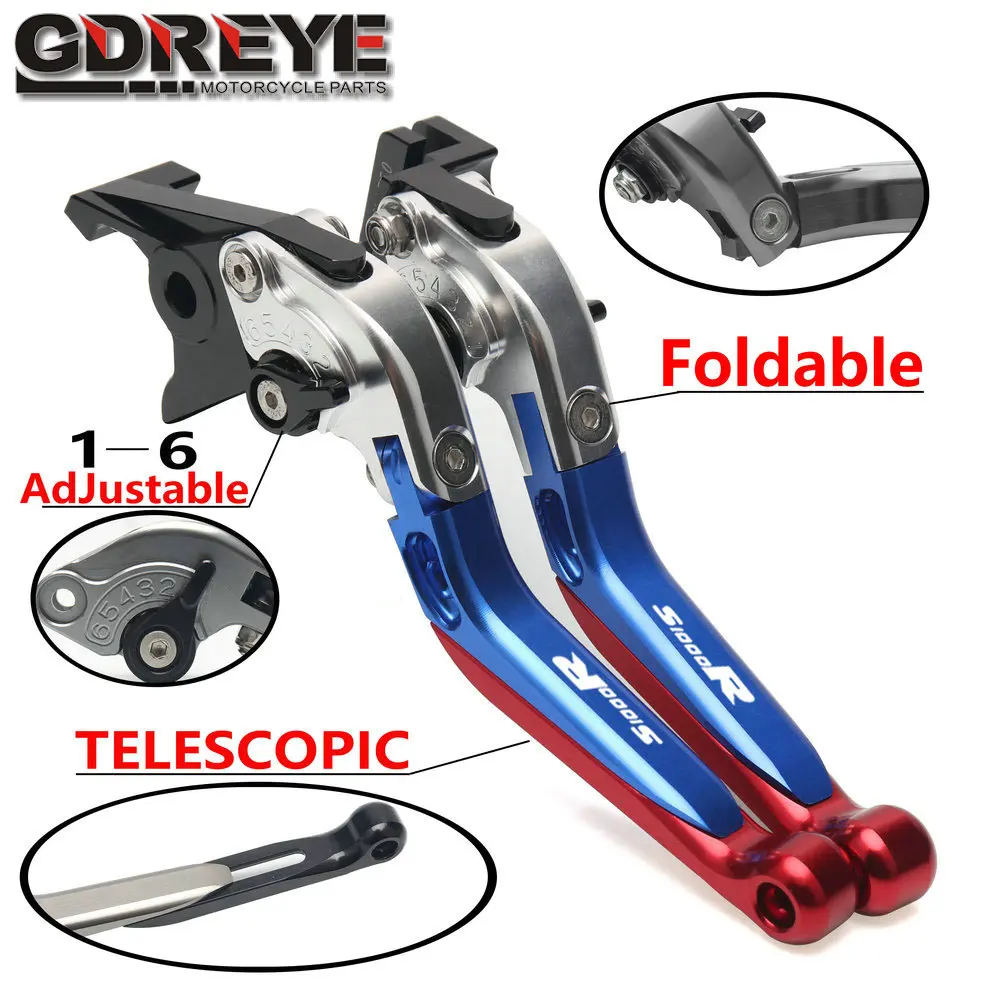 

For BMW S1000R 2015 2019 15 16 18 19 Motorcycle CNC Accessories Adjustable Folding Brake Clutch Levers Handle Handbar S 1000 R