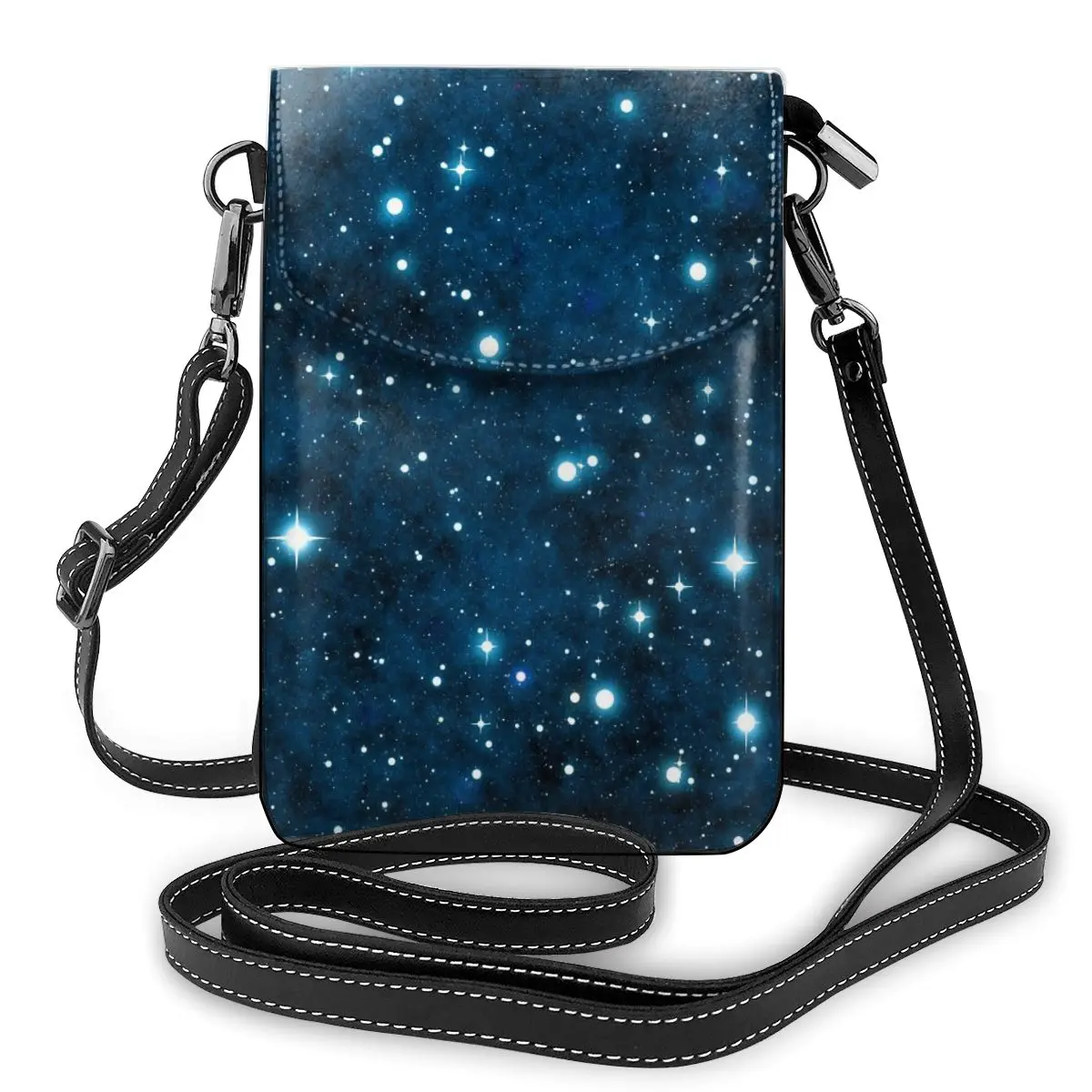 Vintage Small Crossbody Bags For Women Trend Handbags Women PU Leather Shoulder Bags Girls Starry Sky Pouch Messenger Bags