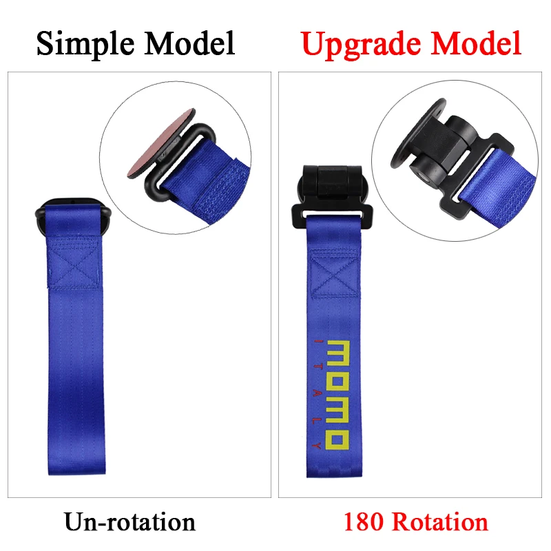 Mugen JDM Racing Style Towing Rope Nylon Decorating Trailer Tow Ropes Racing Car Universal Tow Eye Tow Strap Bumper Sticker