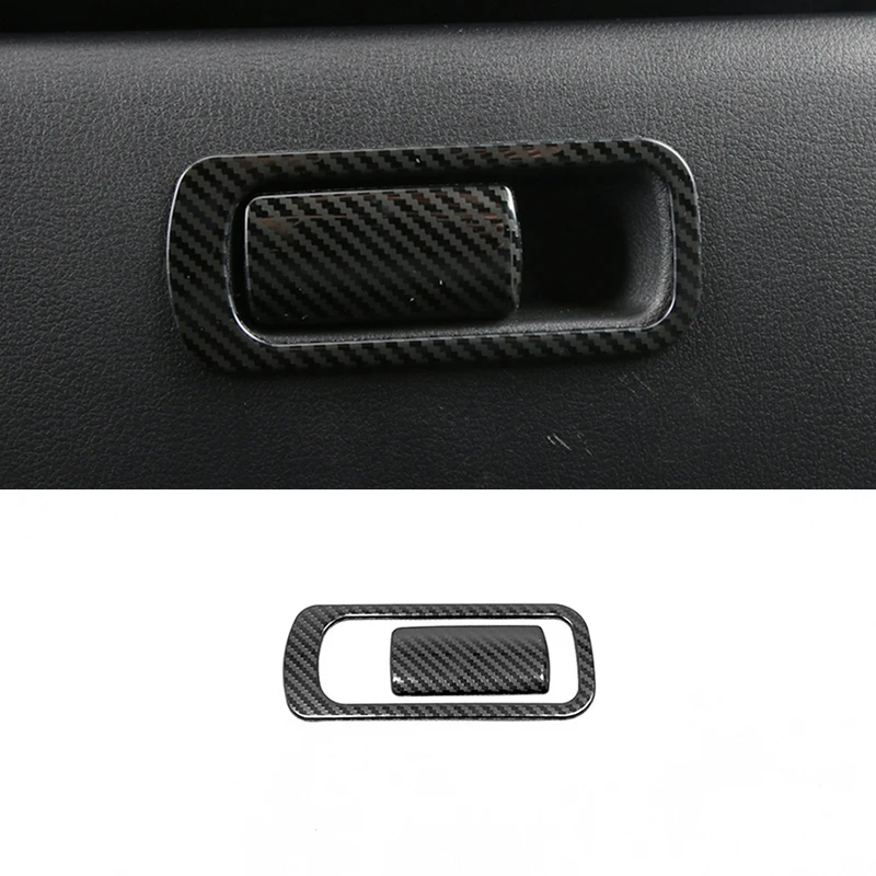 

For Mazda 3 2019 2020 Stainless steel Car copilot glove Box handle bowl Cover Trim Sticker Car Styling Accessories 2pcs