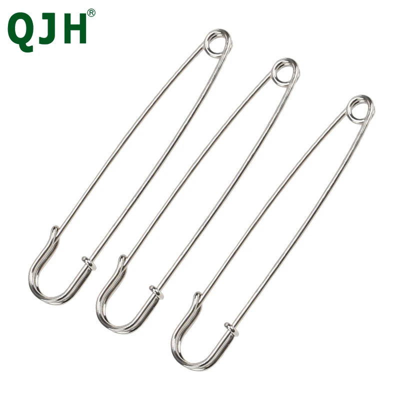 5.5 7.5 10cm Large Silver Metal Safety Pins brooch Shawl sweater buckle Wool weaving Tools Materials Sewing Needles Tools