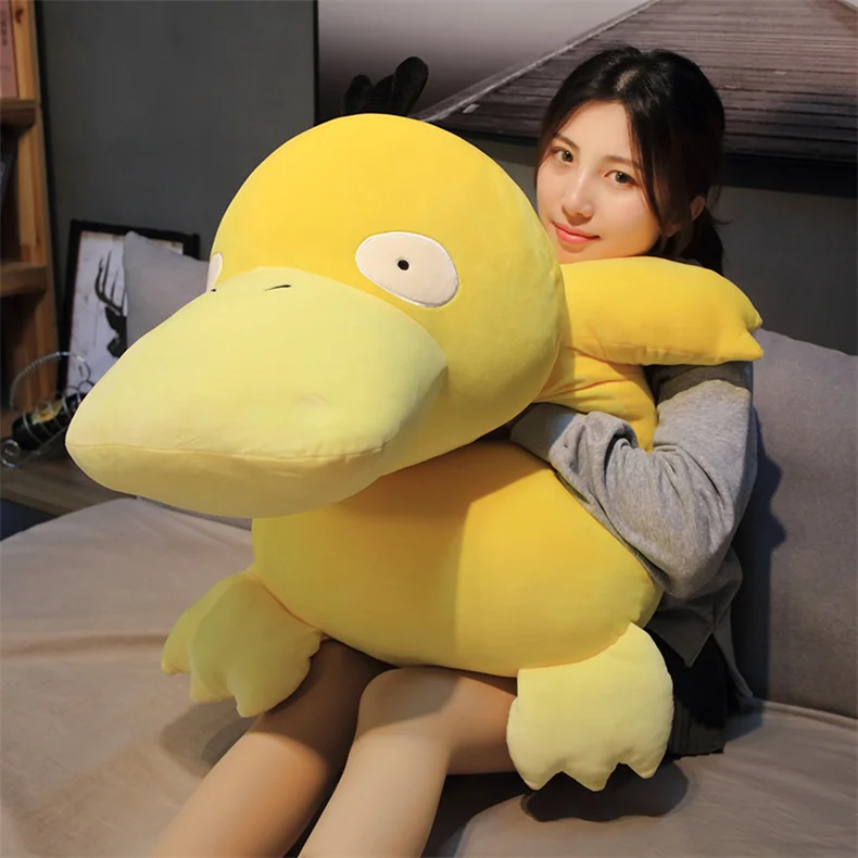 Kawaii Psyduck daze Yellow duck plush Big Size soft pillow Home sofa doll toys for Children girlfriend gift