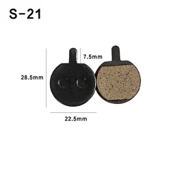 BB2 Bicycle Brake Pads for JAK-5 B777 Disc Brake, Original Factory's Brake Pads, Resin bicycle accessories HIMO Z16 Z20 Z14