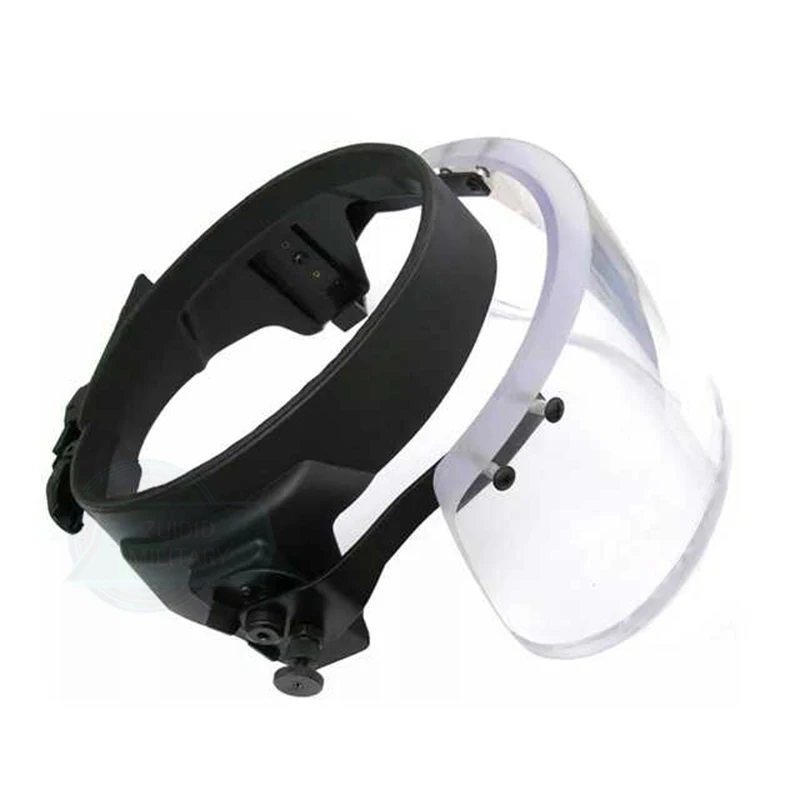 Bulletproof Helmet Visor NIJ 3A Mask For Ballistic Helmet Face Shield