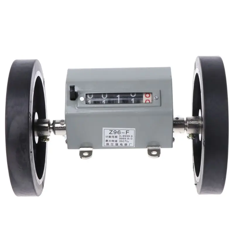 Z96-F Mechanical Length Counter Meter Counter Rolling Wheel 1-9999.9M Drop Ship