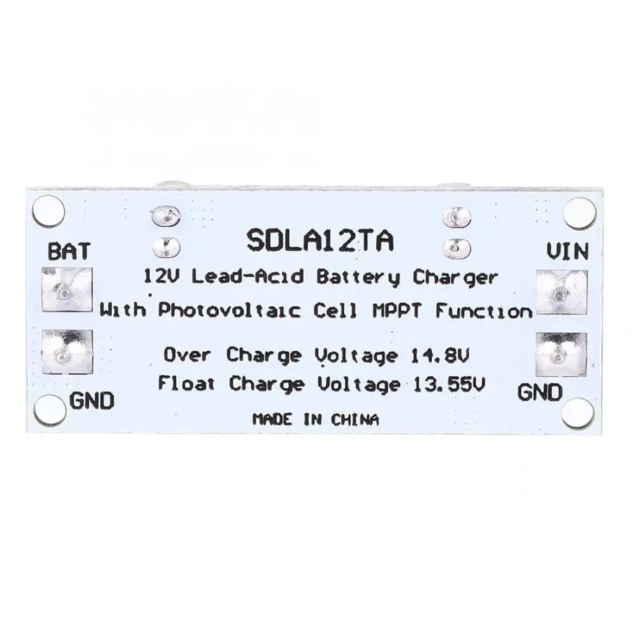 MPPT Solar Controller SDLA12TA/SDLA12TB Solar Controller Charging Module for 12V 1-1000AH Lead-Acid Battery Regulador