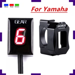 Gear indicator For Yamaha xjr 1300 fjr 1300 FZ8 R1 FZ16 Fz1 MT03 R6 Xj6 Motorcycle Ecu Plug Mount 1-6 Level Speed Gear Display
