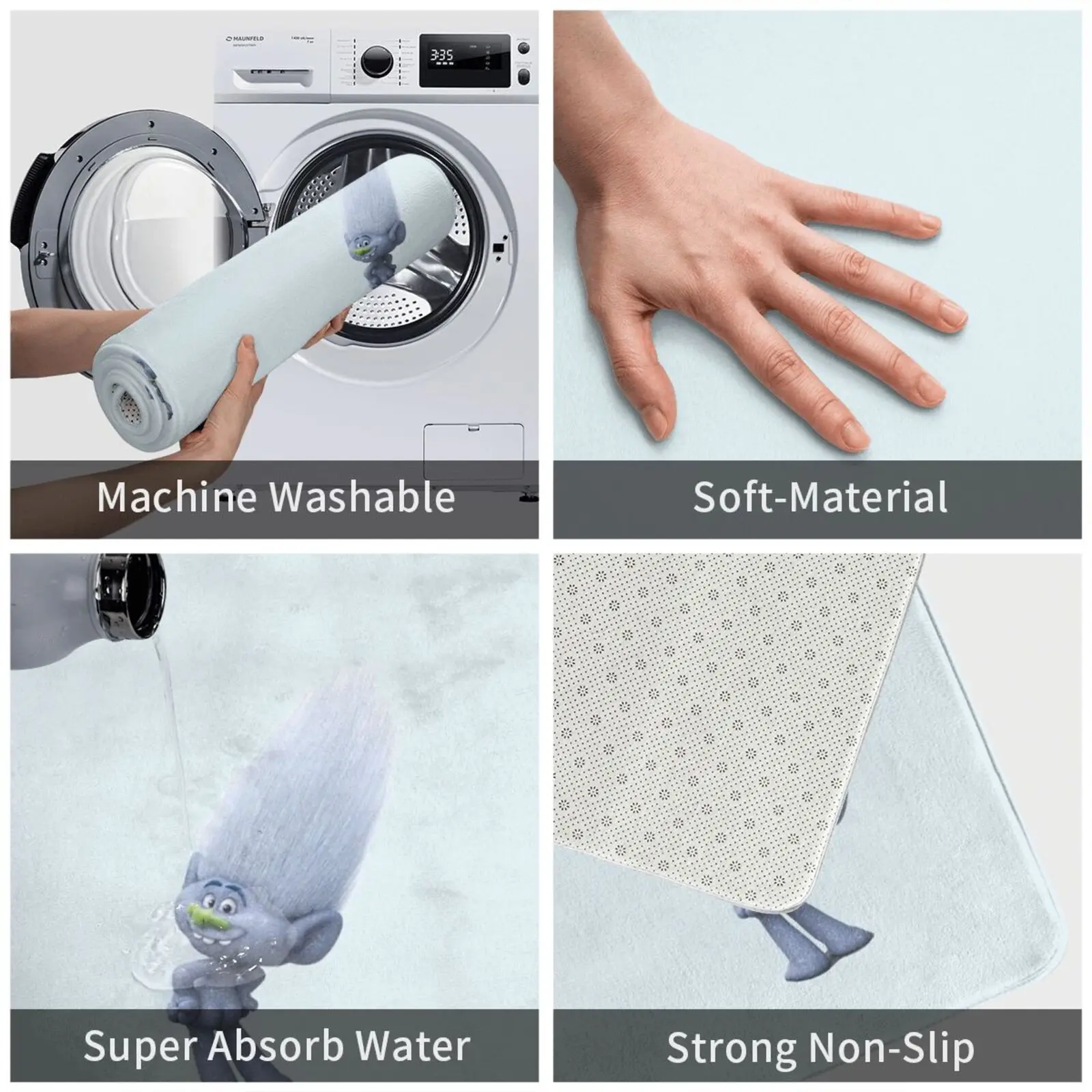 غي الماس حصلت على فات الغنيمة السجاد حصيرة البساط وسادة لينة الرجل الماس الماس المتصيدون القزم الخشخاش فرع كوبر Fuzzbert