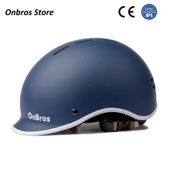 Onbros Adults Bicycle Helmet For Roller Skating Cycle Skateboard City Caps Urban Electric Scooter Bike Helmets