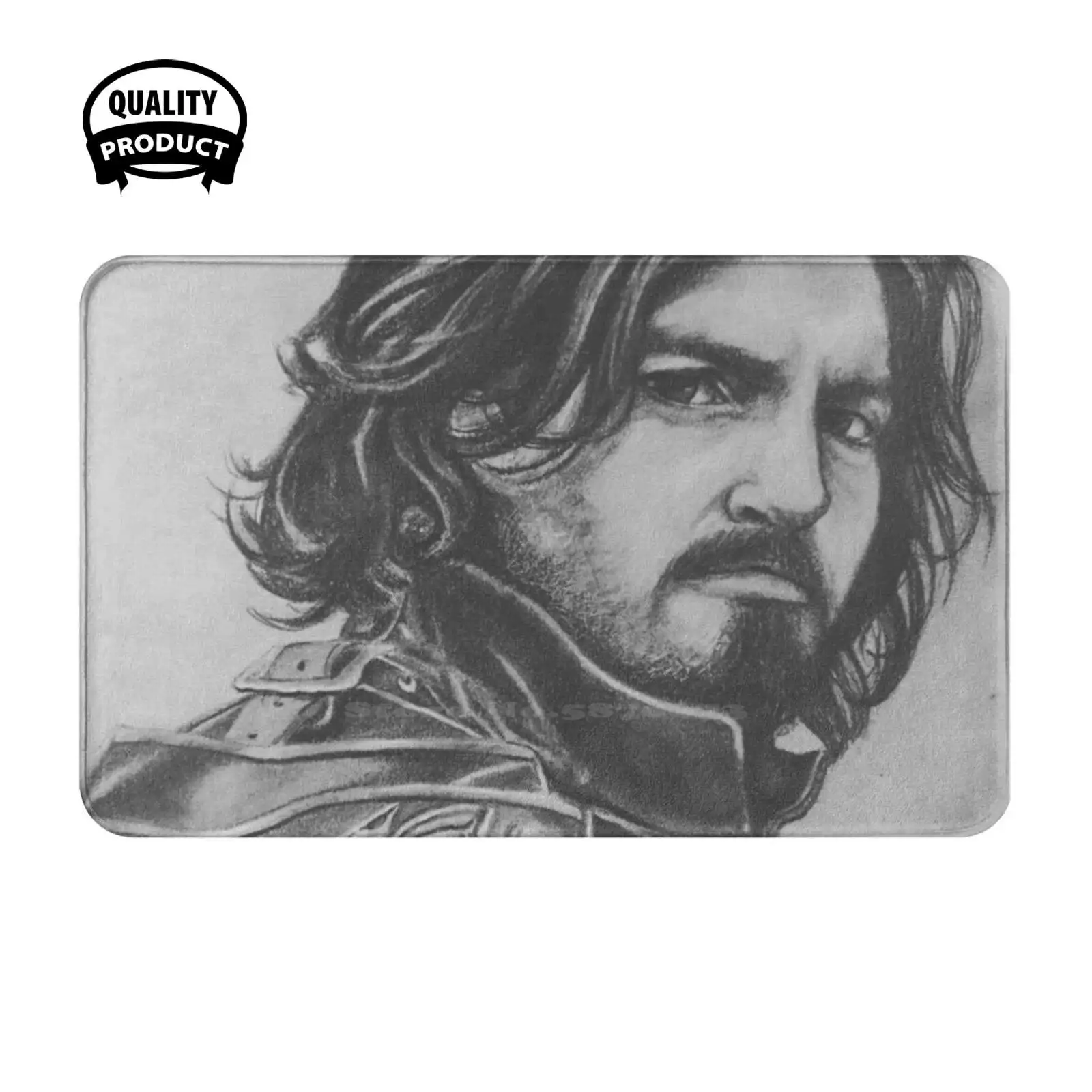 Captain Athos Soft Cushion Home Carpet Door Mat Car Rug Athos The Musketeers Tom Burke The Three Musketeers The Musketeers