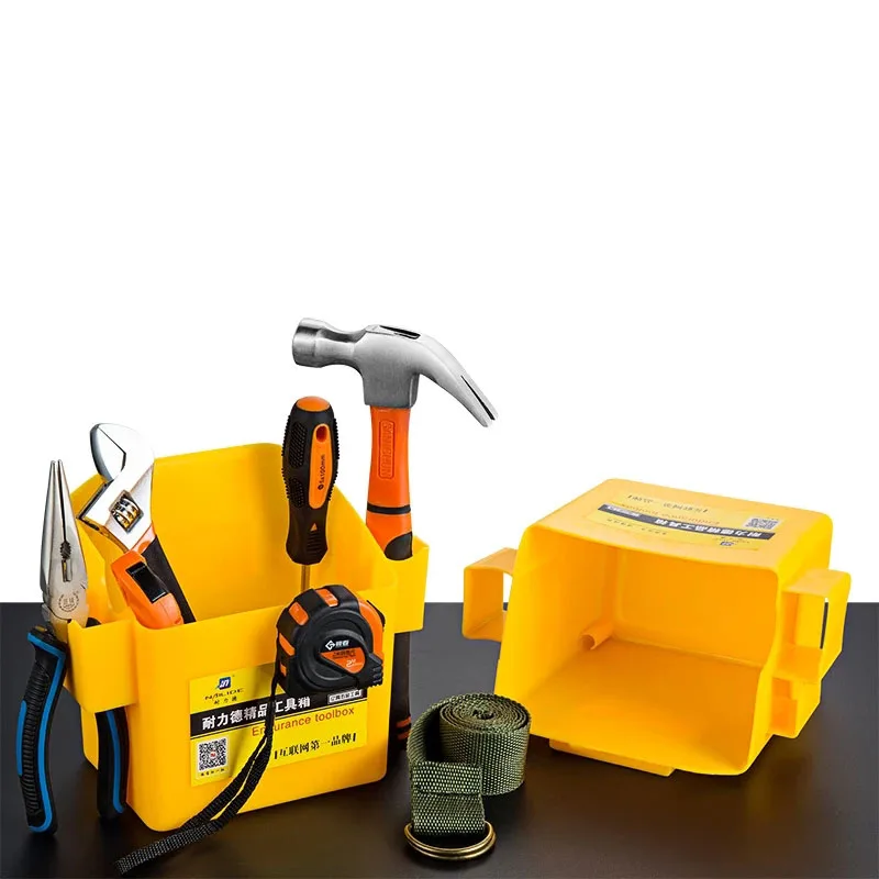 Gỗ Eo Hộp Đựng Vít Hộp Nhựa Bảo Quản Đôi Lưới Eo Dụng Cụ Với Dây Lưng Người Tổ Chức Cho Những Vật Nhỏ