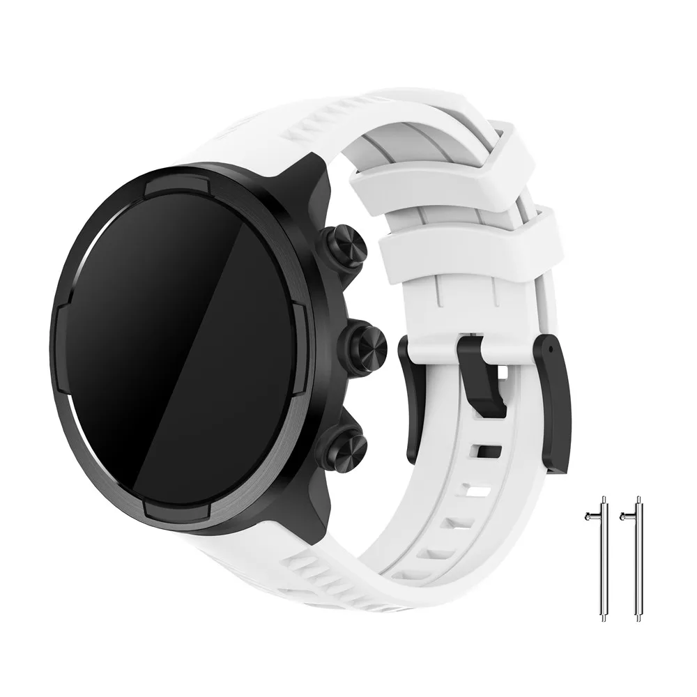 Mode Siliconen Originele Band 24Mm Horlogeband Voor Suunto 9/9 Baro/D5/Sport Baro/Spartan Sport/spartan Sport Pols Hr Armband