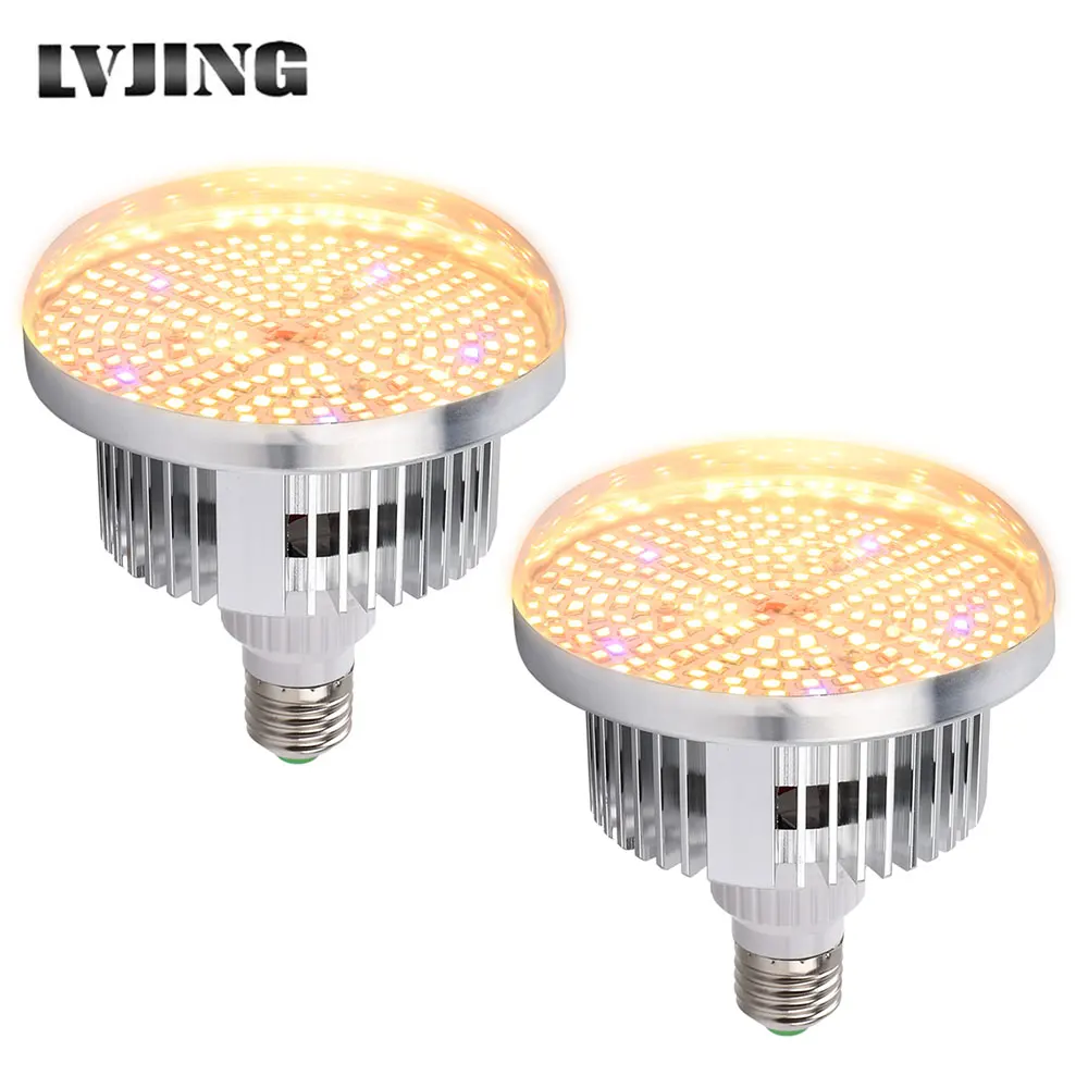 2PCS 150W Full Spectrum LED Grow Light Warm Phytolamp For Indoor Plants The Seeds Flowers Grow Tents