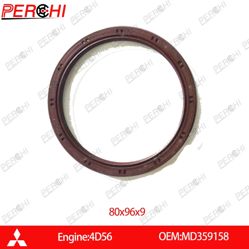 For Mitsubishi 4D56 MD069949 Front crankshaft oil seal 80*96*9 Rear crankshaft oil seal MD359158 Parallel shaft oil MD343565