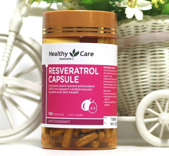 

Healthy Care Resveratrol 180 caplets