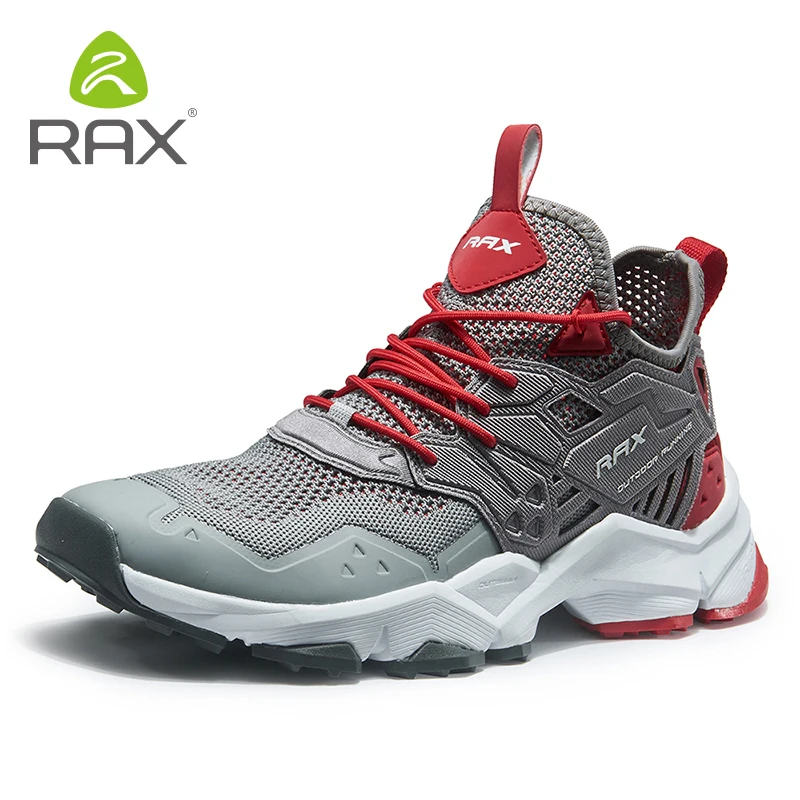 

RAX New High Quality Men Outdoor Hiking Shoes Leather Non-slip Breathable Climbing Trekking Hiking Sneakers