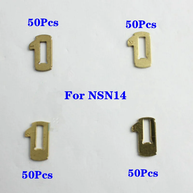 NSN14 Car Lock Reed Plate For Nissan Car Door Lock Repair Kits Brass Material 4 Models Each 50pcs with Spring