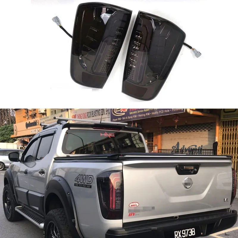 

Rear lights tail lamps back led brake lights fit for nissan navara 2016-2020 turn signal brake led lamps exterior accessories