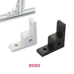 4pcs 1515 2020 Aluminum Profile Corner Code Anchor Wheel Connector Right-angle Extrusion Corner Code for M6 5.1 Hole 10mm