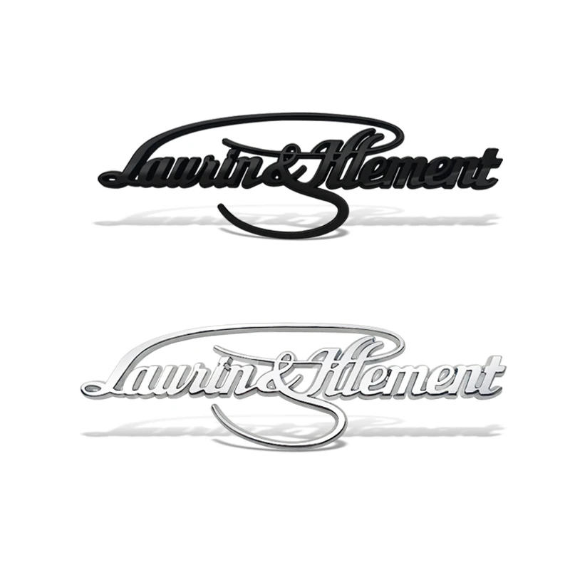 Car-Styling Metal Laurin & Klement Emblem Car Badge For Skoda L&K MK2 Kamiq Fabia Rapid Yaris Kodiaq Octavia Superb Scala Karoq