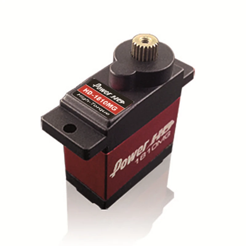 

Power HD 1810MG Aluminum Case Servo arm Micro Digital Robot RC Servo Steering Gear for RC Model RC Car airplane