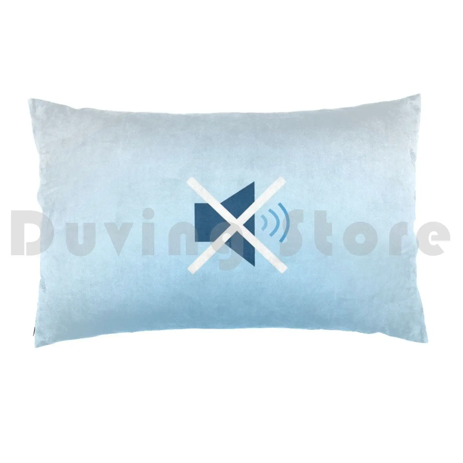 Mute It! Pillow Case DIY 50*70 Sound Silence Nosound Quiet Off Mouth Speaker Music