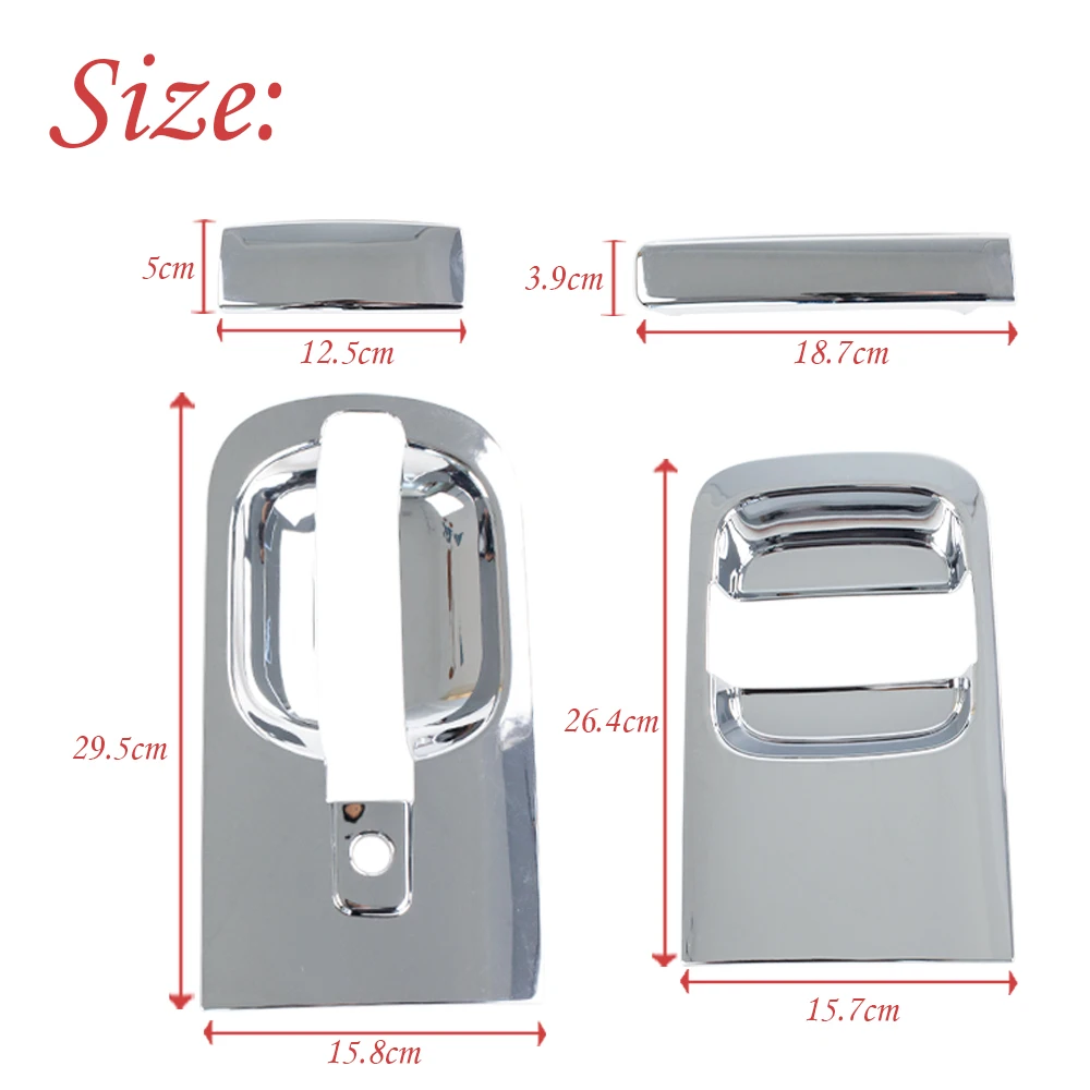 Front Door Rear Door Outer Handle Chrome Cover for Hyundai H1 Grand Starex i800