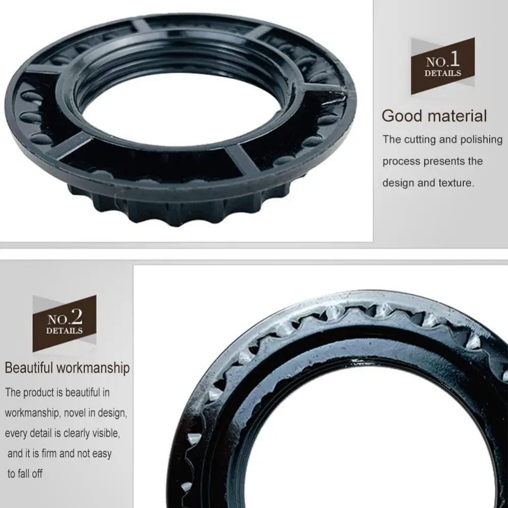 Lamp Holder Ring Light Socket Shade Ring Lamp Shade Collar Rings Retaining Rings Screw Rings for Light Fixtures Pendant Lights