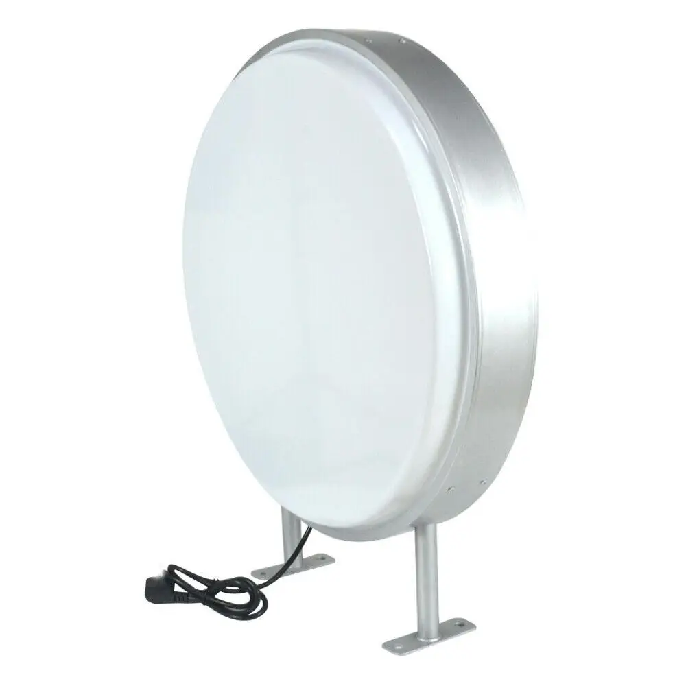 24 "Double Sided Rotonda Outdoor/Indoor Light Box Segno LED per la Pubblicità di Vendita Al Dettaglio
