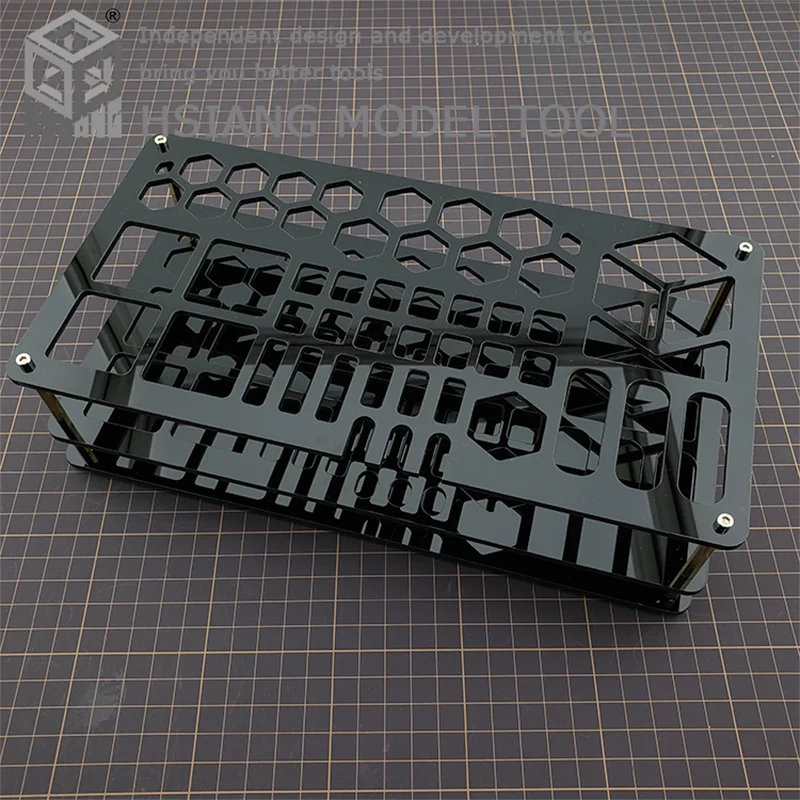 Śrubokręt organizator Storage Rack Model Building Tool Holder stojak niezmontowany do samochodów ciężarowych helikoptery samoloty łodzie zestawy