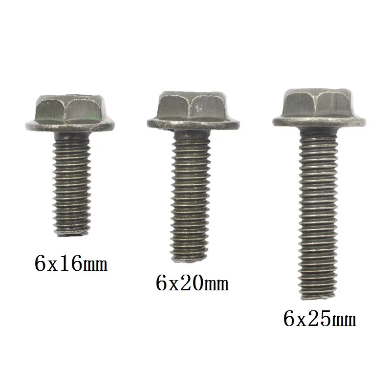 자동차 바디 금속 나사 리벳 패스너용 긴 볼트, 6mm 너트, 16mm, 20mm, 25mm, 10 개