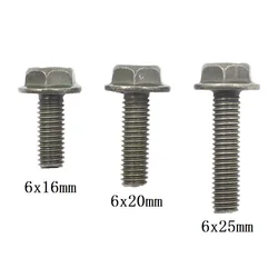 Parafuso Longo para Corpo De Carro, Parafuso De Metal, Prendedor De Rebite, Porca De 6mm, 16mm, 20mm, 25mm, 10Pcs