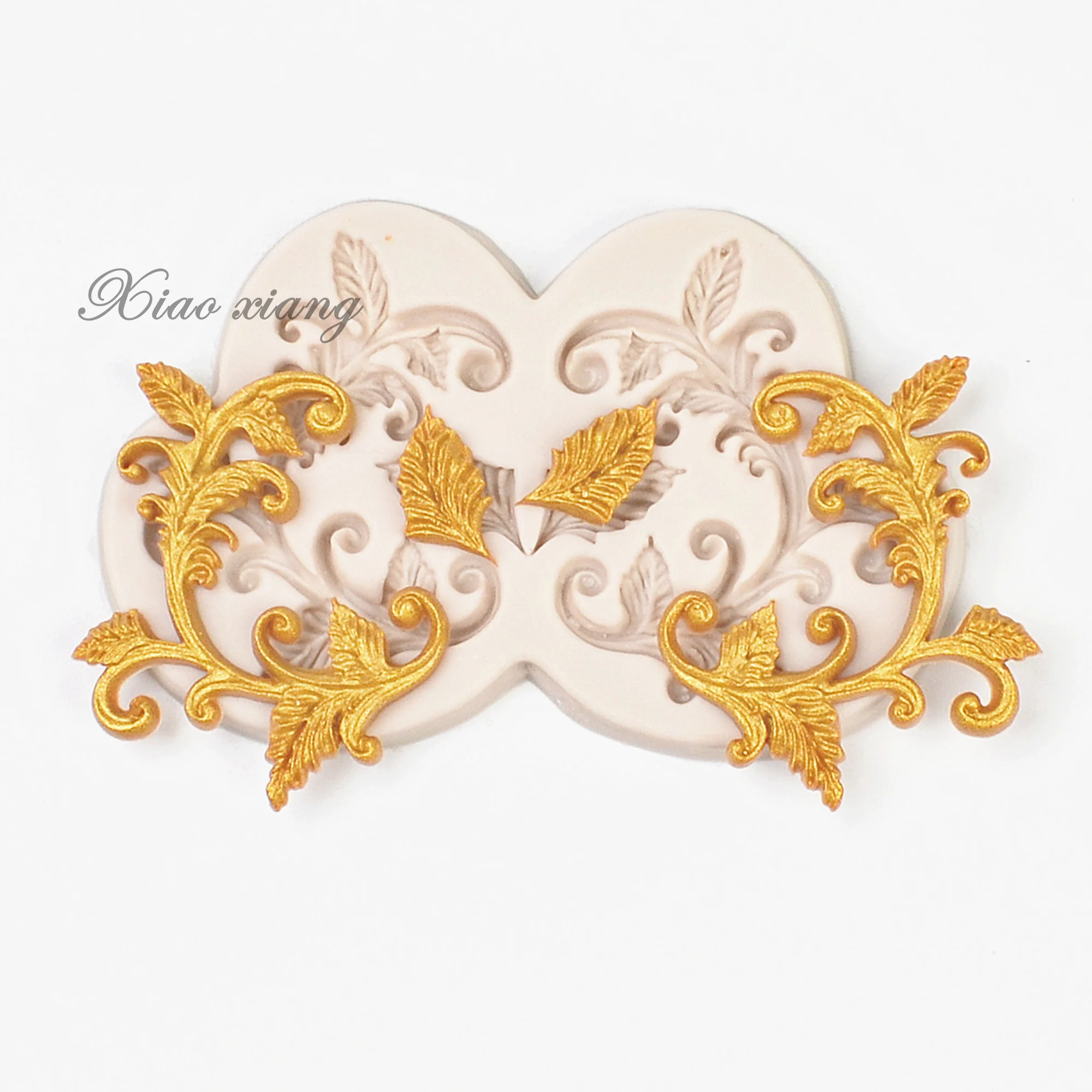 Leaf Flower Vine Lace Silicone Molds Fondant Cake Decorating Tools Kitchen Baking Molds Candy Chocolate Gumpaste Moulds