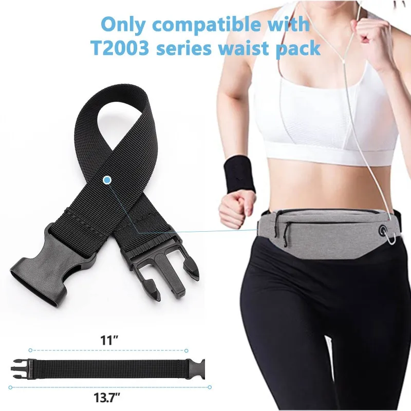 1 Pc Waist Bag Strap Portable Belt Extender for Men Women DIY Fanny Pack Strap Bum Bag Extension Belt Bag Accessories