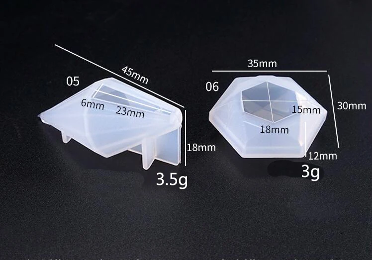 Quartz Shard Crystal Silicone Mold Point Mould Epoxy Resin UV Resin Craft Supplies UV Resin Epoxy Mold DIY Jewelry Pendant