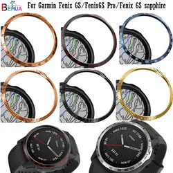 Steel Bezel Ring Styling Case For Garmin Fenix 6S / 6S Pro / Fenix 6S sapphire Smartwatch frame Adhesive Protective Cover New