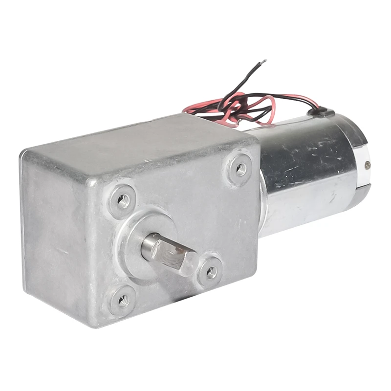 

58GZ868 DC Gear Motor 12V 24V 3-95RPM DC Electric Bicycle Worm Gear Motor with Biaxial for BBQ Replacement Robot Parts 1&2 Axis