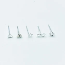 Mixed design Nose Pin 925 sterling silver allergy free Nose Piercing jewelry pack of 20 pcs