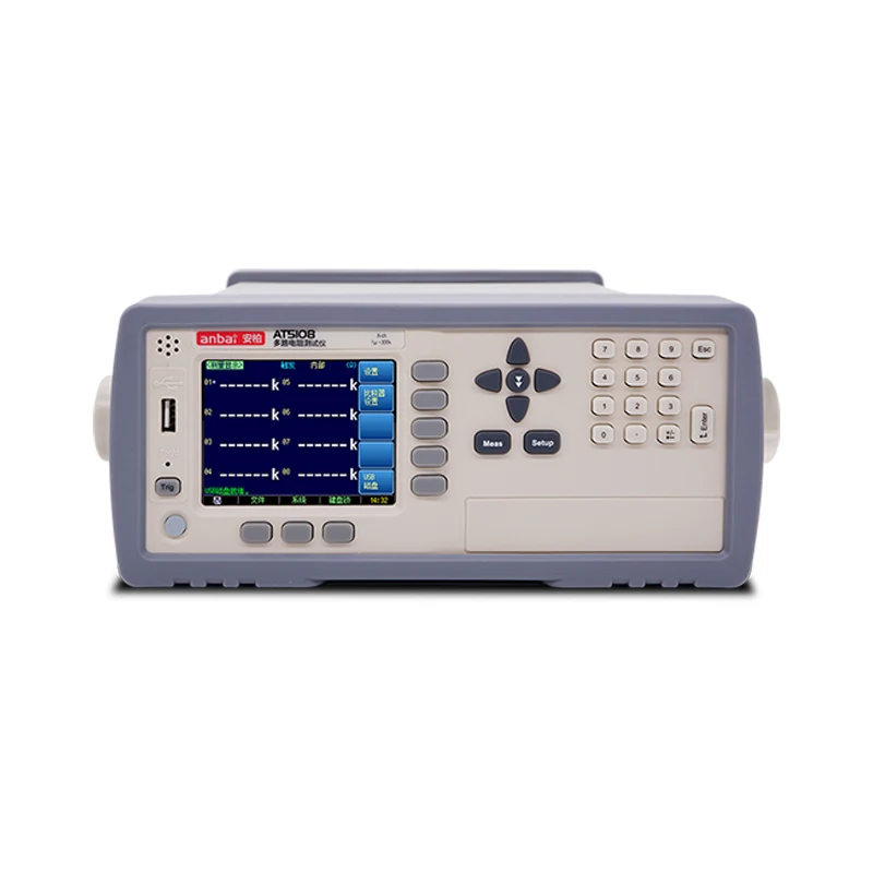 Anbai AT5108 Multichannel DC Low Resistance Milli Ohm Meter Tester with 8 Channels