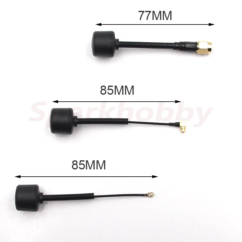 Hawkeye-antena seta Little pilot VTX 5,8G RHCP, ángulo SMA /MMCX, interfaz UFL para Drones de carreras RC, piezas de bricolaje, antenas