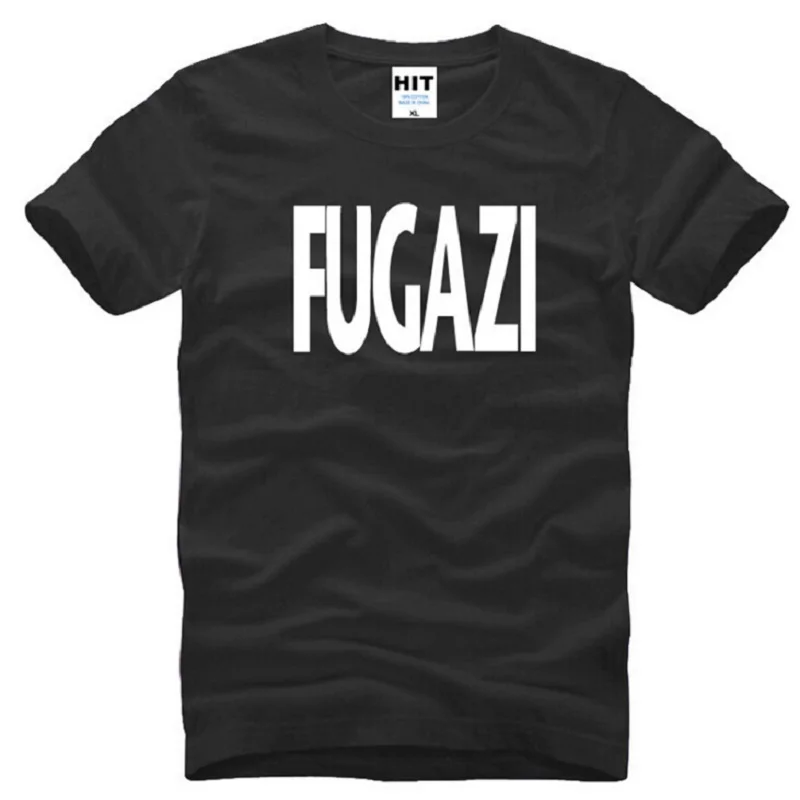 New Design Fugazi T Shirts Men Cotton Short Sleeve HEAVY METAL