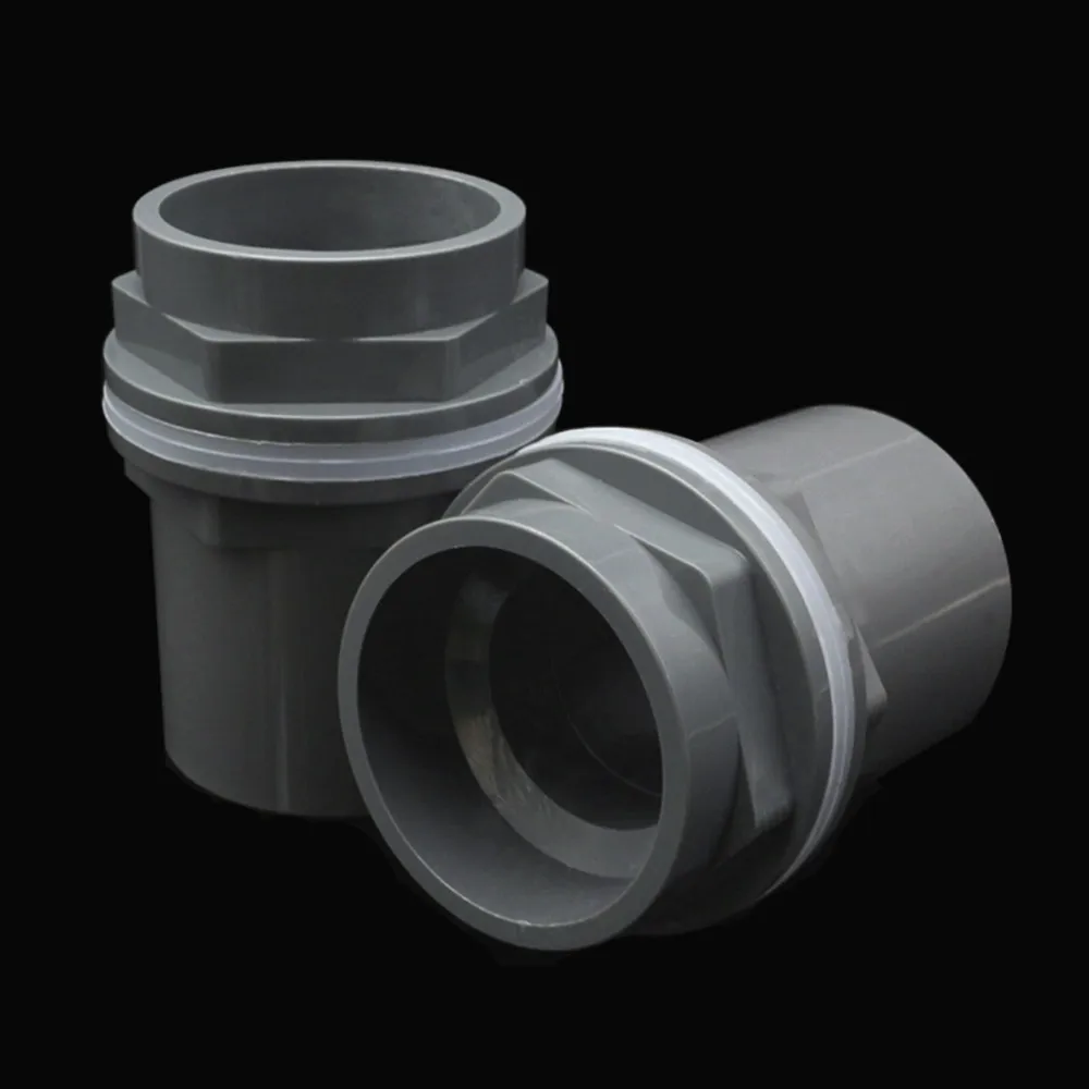 I.D 20/25/32/40/50mm PVC Pipe Connectors Thicken Fish Tank Drain Pipe Joints Garden Irrigation Water Supply Tube Drainage Parts