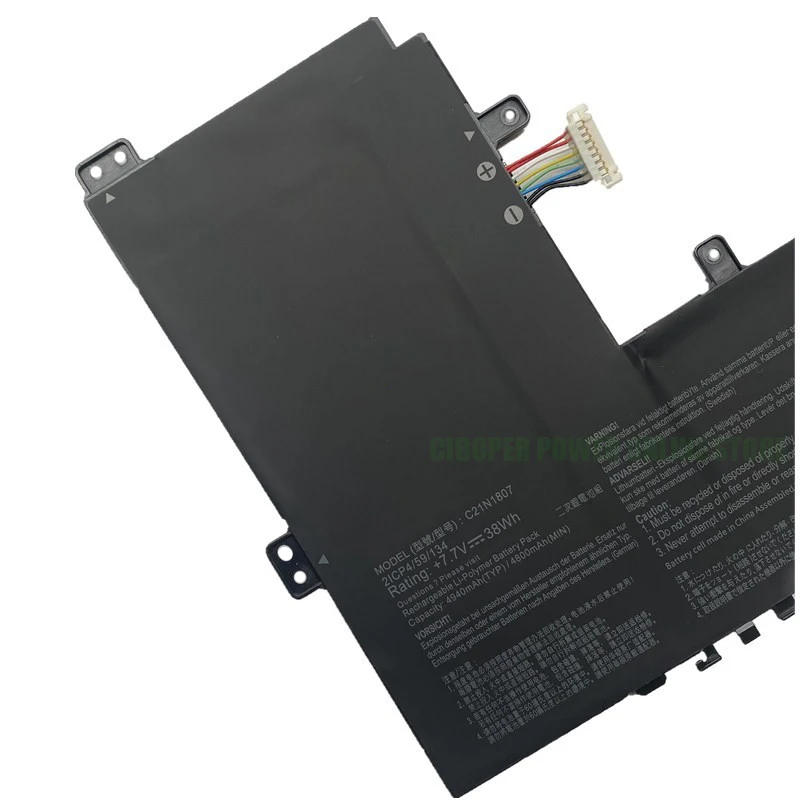 Imagem -03 - Bateria do Portátil Genuíno para Chromebook 0b20003040000 C21n1807 7.7v3 8wh 4940mah C223na C223na-gj0025 C223na-dh02 cp